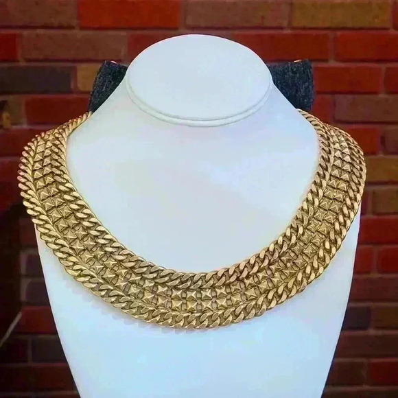 Stella and Dot necklace collar with bow - Picture 4 of 17